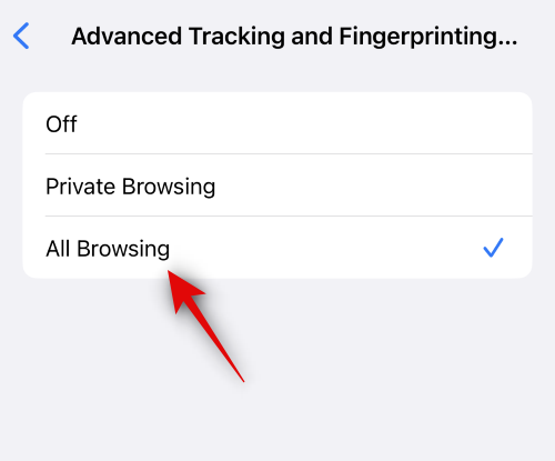 Ako používať „Pokročilú ochranu sledovania a odtlačkov prstov“ pre všetko prehliadanie na iPhone v systéme iOS 17