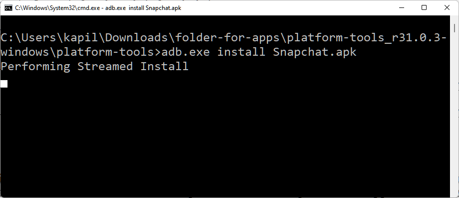Windows 11: Az APK oldalbetöltése az Android és az ADB Windows alrendszerével