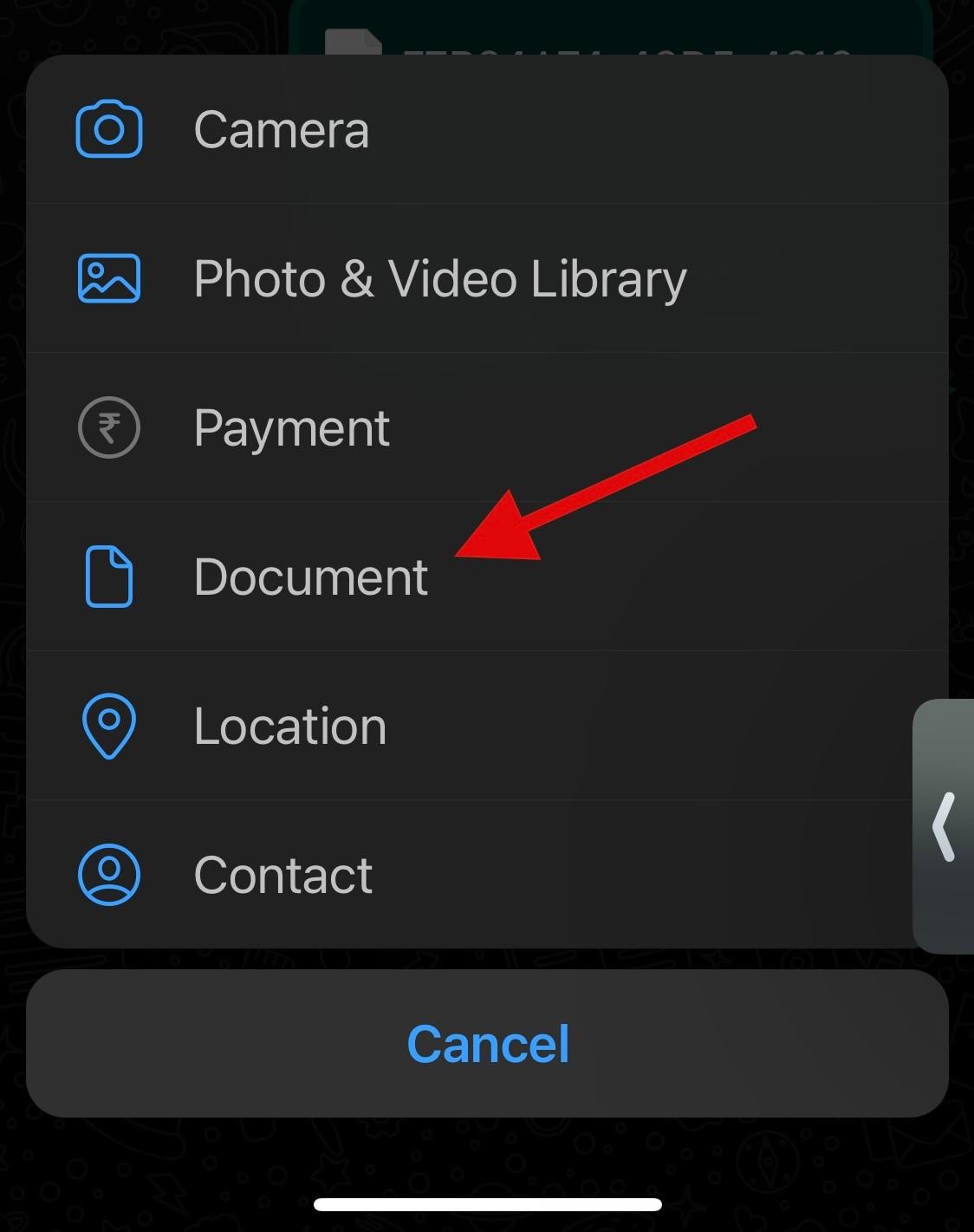 Sådan sender du billeder som dokument i Whatsapp på iPhone eller Android