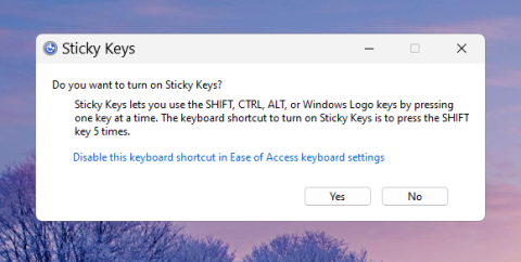 A Sticky Keys végleges letiltása a Windows 11 rendszeren [2023]