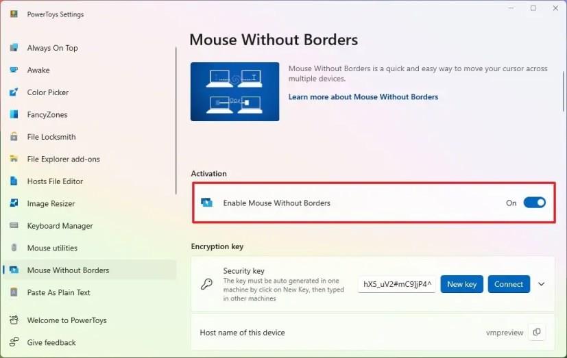 Hogyan mozgassa az egeret és a billentyűzetet a számítógépek között a PowerToys segítségével Windows 11 rendszeren