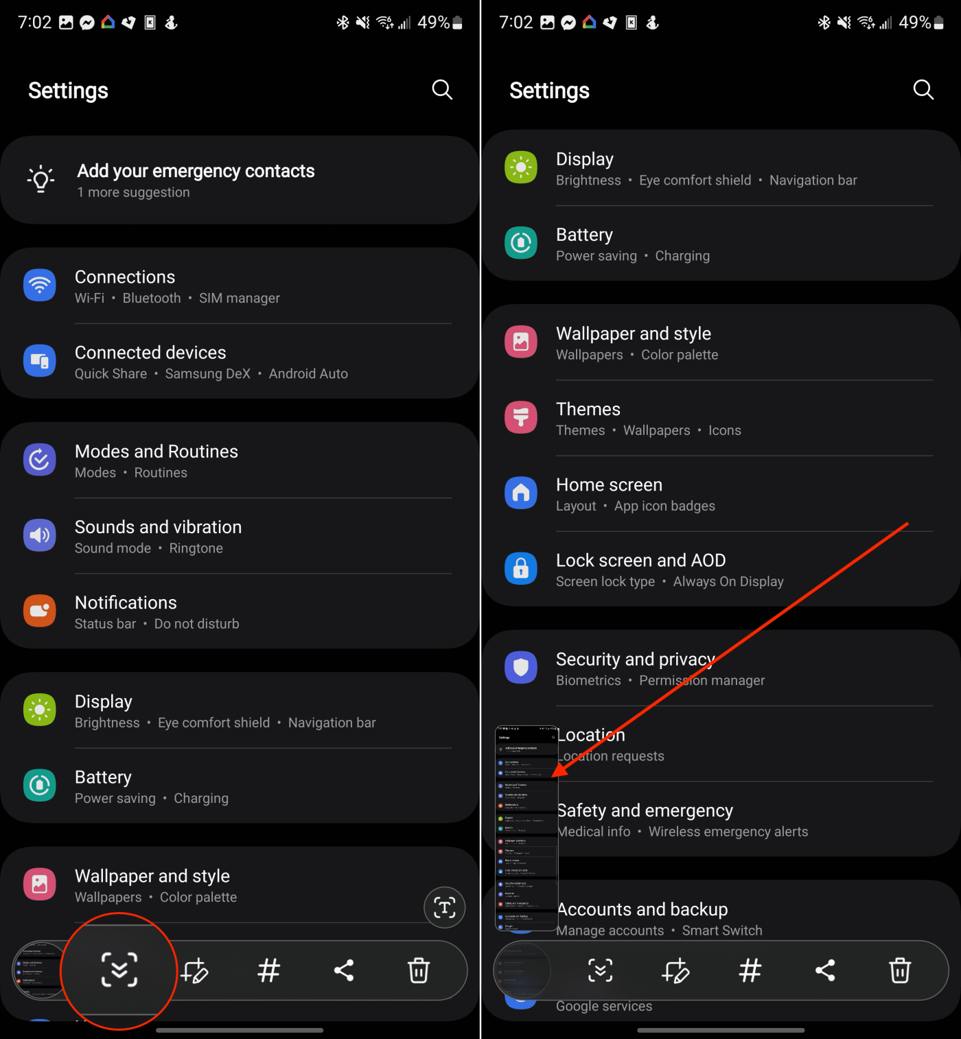 „Samsung Galaxy S24“: kaip padaryti ekrano kopiją