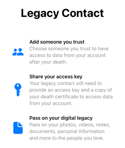 Slik konfigurerer du iPhone Legacy-kontaktinnstilling: iPhone-funksjonen som skal slås på før du dør