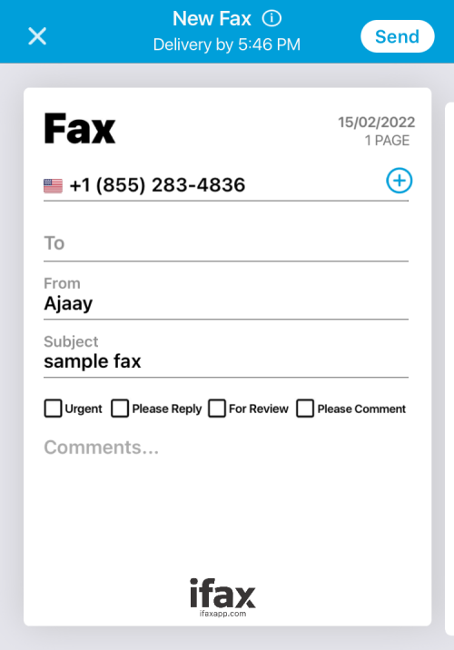 Hvordan fakse fra iPhone