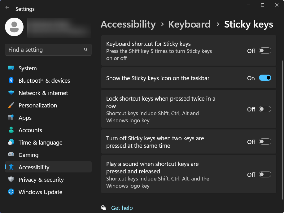 A Sticky Keys végleges letiltása a Windows 11 rendszeren [2023]