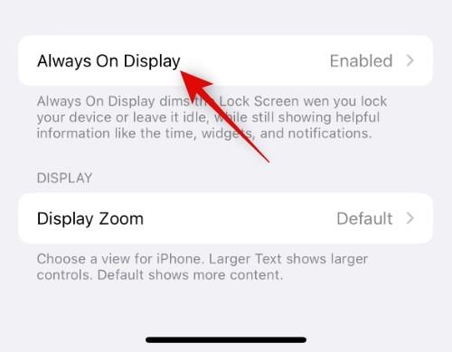 Jak minimalizovat Always-on Display na iPhone 14 Pro a Pro Max