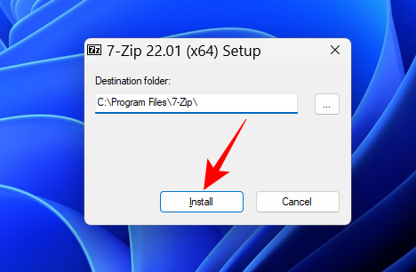 A 7-Zip használata Windows 11 rendszeren