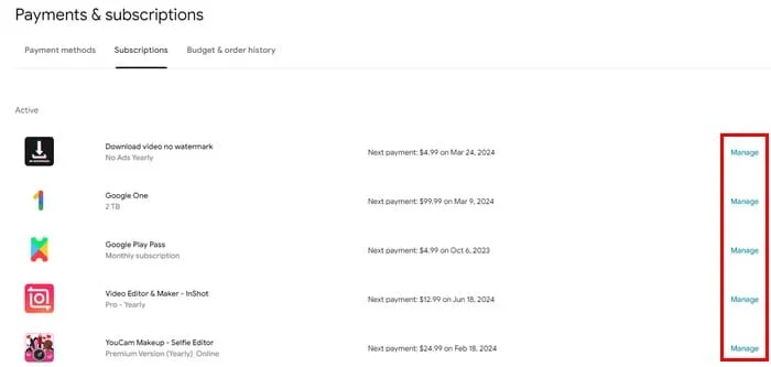 Kako upravljati z naročninami Google Play na Androidu