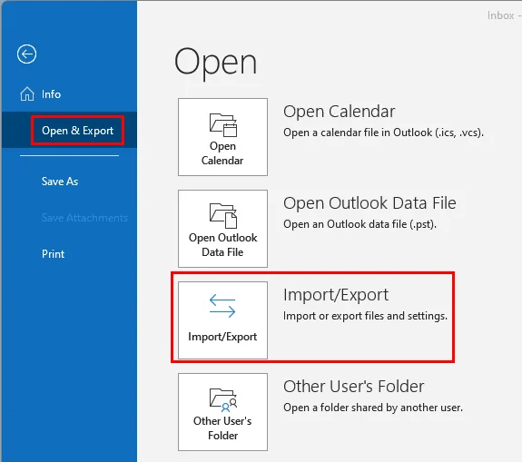 Importovat kontakty Outlooku do Windows Live Mail