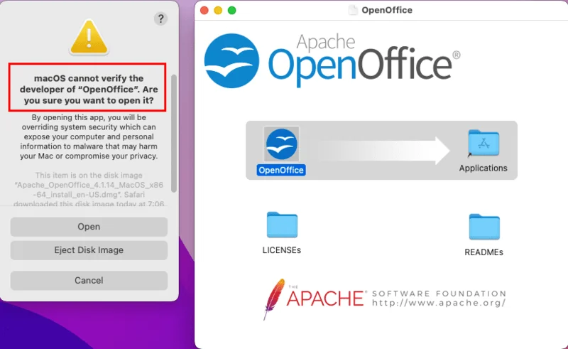 MacOS: Onemogočite “{appname} ni mogoče odpreti, ker je iz neprepoznanega razvijalca”