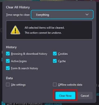 Kako odstraniti shranjene informacije iz Firefox autofill