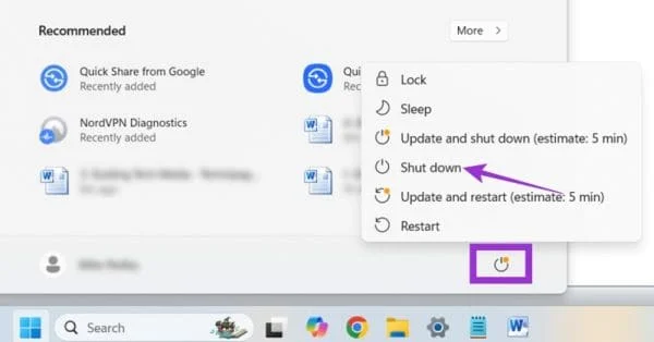 Windows Taskbar Ne Deluje v Windows 11 - 6 Rešitev