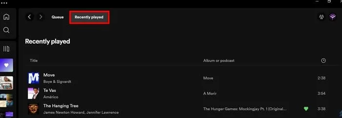 Spotify: Kako videti zgodovino predvajanja