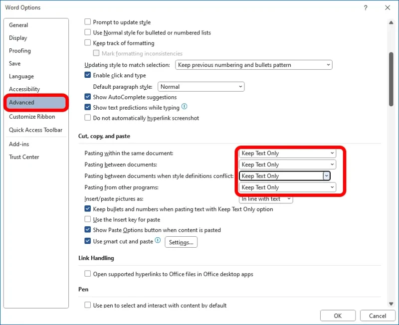 Så här inaktiverar du automatisk numrering och punktlistor i Word