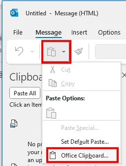 Office 365: Zapněte/Vypněte schránku Office