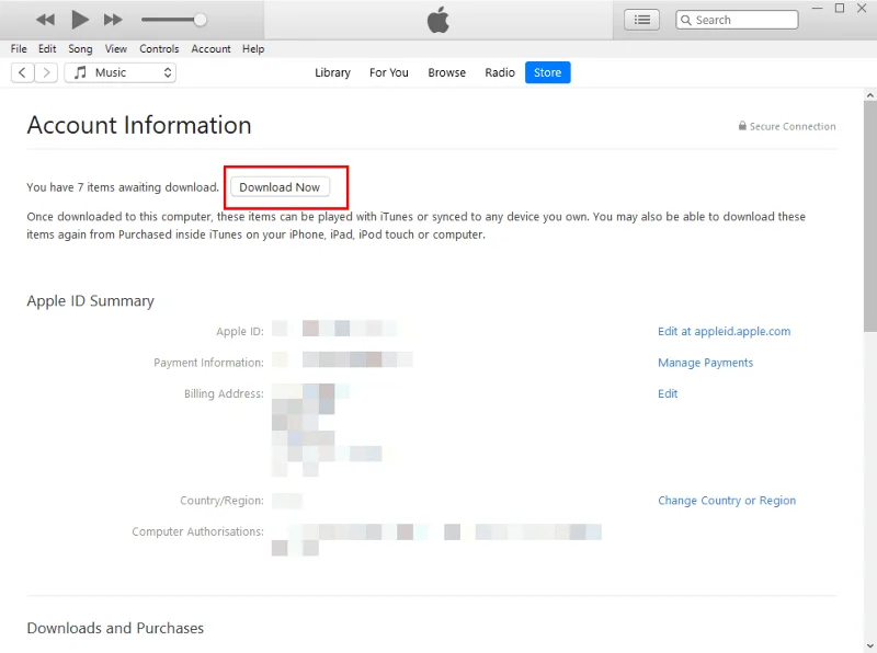 ITunes: Hur man laddar ner tidigare köpt musik, filmer och ljudböcker