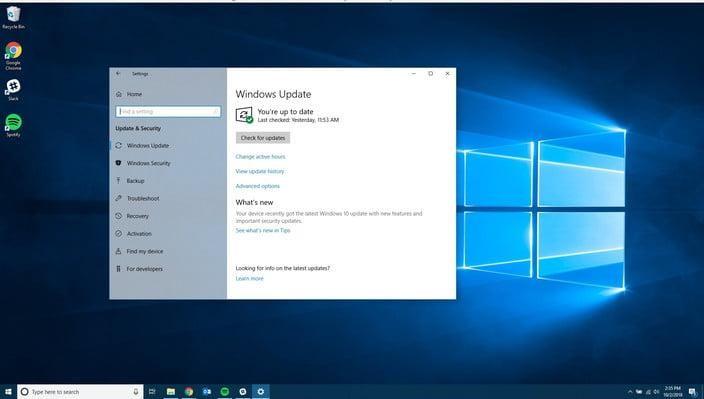 Com instal·lar l'actualització de Windows 10 d'octubre de 2018?