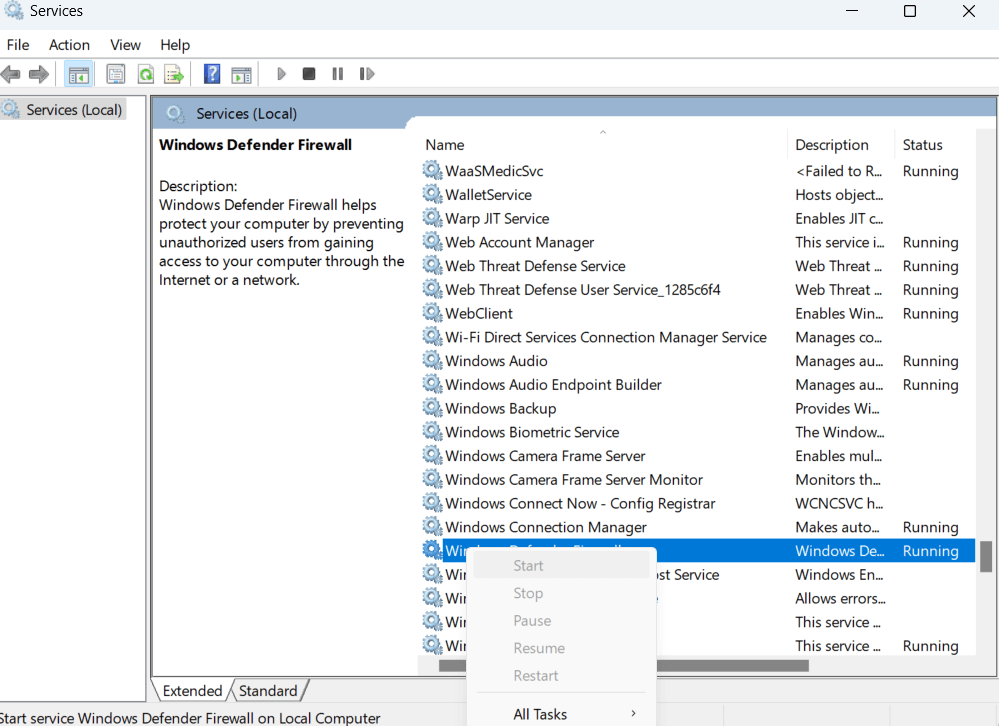 Windows Defenderin virhekoodin 0x8007139F korjaaminen Windows 11/10:ssä