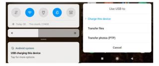 Com transferir fitxers entre lordinador i el telèfon Android