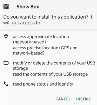 Kas ir Showbox lietotne Android ierīcēm?