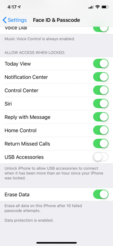 Mõned kasulikud iPhone'i turva- ja privaatsusseaded