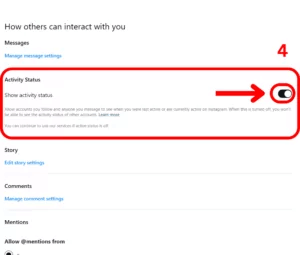 Kako isključiti aktivni status na Instagramu?