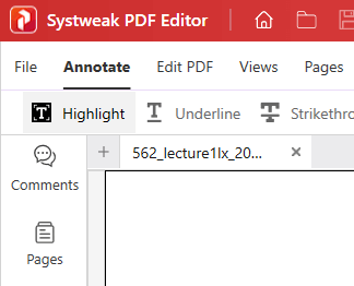 Kako potamniti PDF pomoću Systweak PDF Editora?