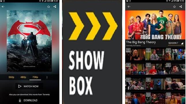 Kaj je aplikacija Showbox za Android?