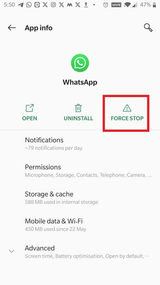 A WhatsApp videoüzenet nem működő hibájának javításának legnépszerűbb módjai