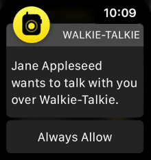 Πώς να χρησιμοποιήσετε το Walkie-Talkie στο Apple Watch