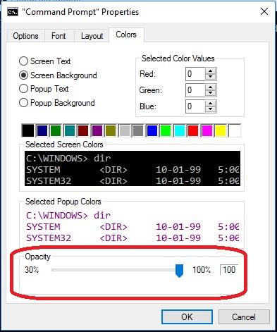 Com canviar el color del símbol d'ordres a Windows 10, 8, 7