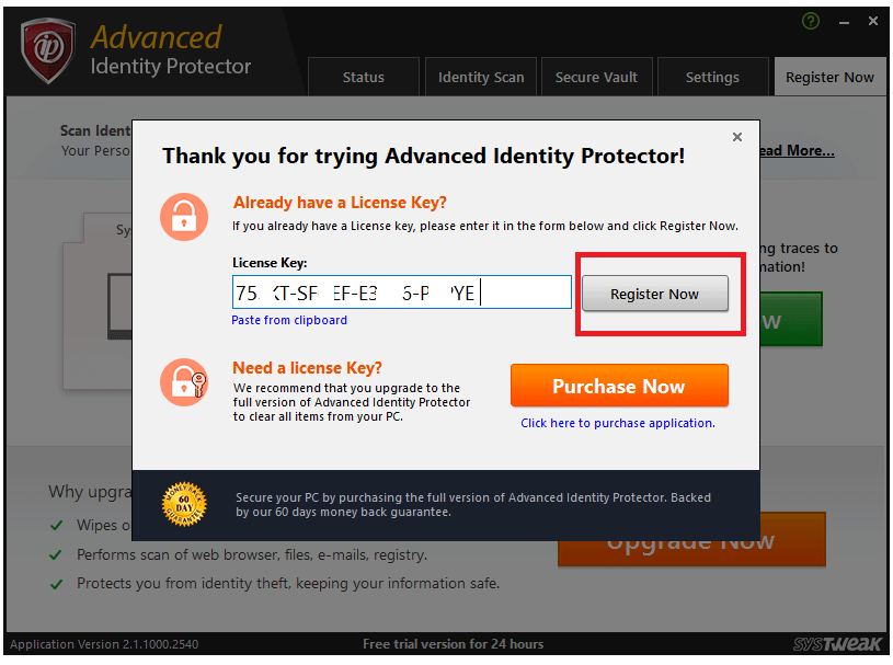 Advanced Identity Protector de Systweak: eina per prevenir el robatori d'identitat