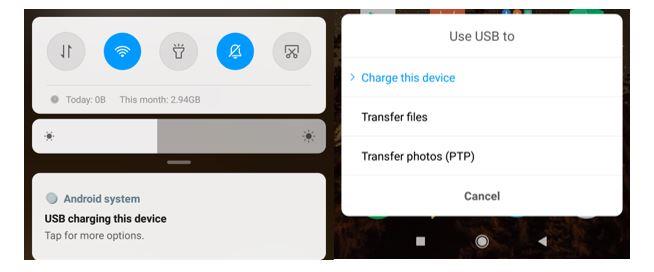 Com transferir fitxers entre l'ordinador i el telèfon Android