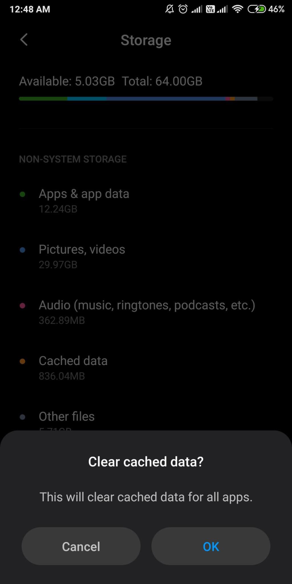 Slik tømmer du Android Cache