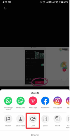 Kako napraviti duet na TikToku?