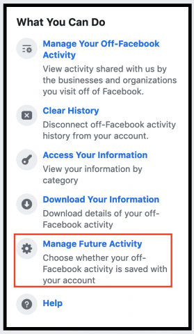 Kako koristiti novu Facebookovu značajku “Off-Facebook Activity”.