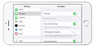 Як активувати iMessage на iPhone