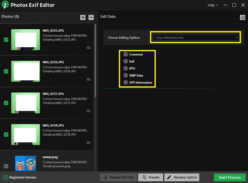 Jak dávkově upravit obrázky RAW Exif Metadata v systému Windows