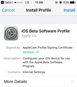Com inscriure el vostre dispositiu al programa beta per a la versió beta diOS
