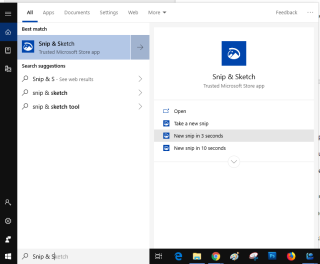 Како направити снимак екрана у оперативном систему Виндовс 10 користећи Снип анд Скетцх?