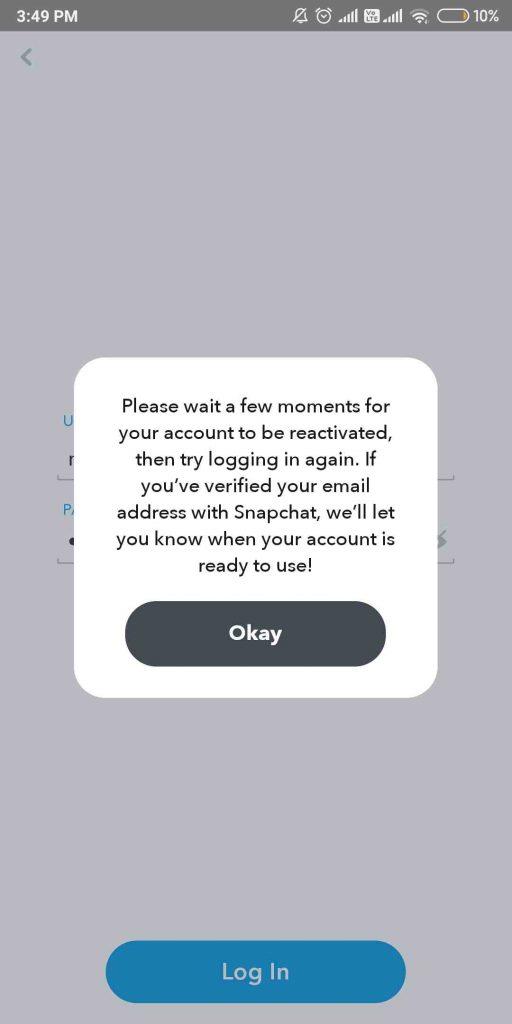 Kako ponovno aktivirati Snapchat račun: Brzi koraci