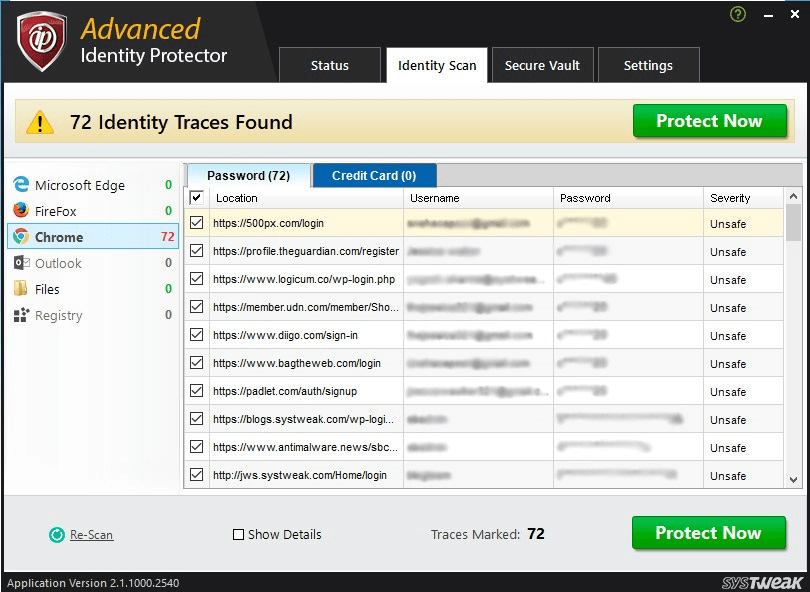 Advanced Identity Protector de Systweak: eina per prevenir el robatori d'identitat