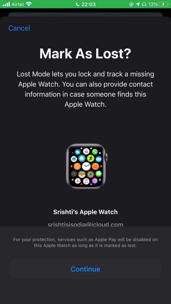 Πώς να βρείτε το χαμένο σας Apple Watch;