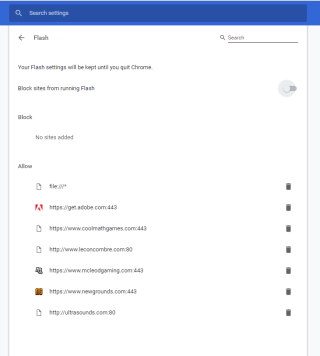 Kako upravljati dopuštenjima za Flash u Chromeu za kratko vrijeme
