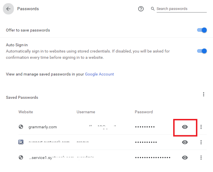 Kako pogledati spremljene lozinke u Chromeu