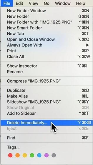 Sådan slettes filer eller mapper permanent på Mac