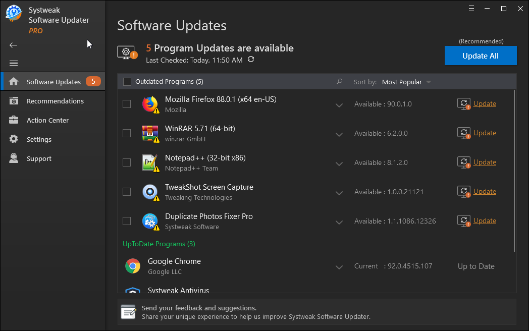 Hvordan oppdatere alle appene dine i Windows 10 PC?