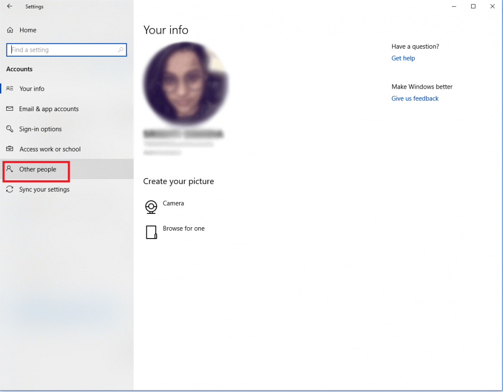 Com canviar el tipus de compte d'usuari a Windows 10