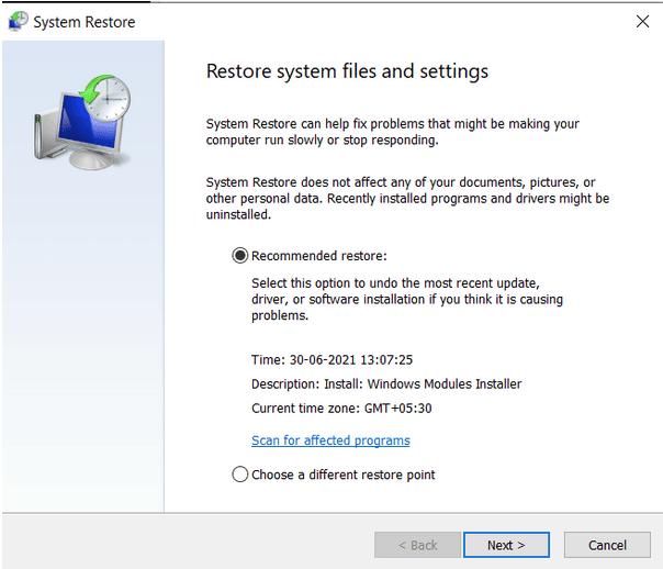 Kako koristiti vraćanje sustava u sustavu Windows 11