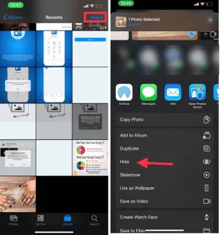 Kako skriti fotografije in videoposnetke na iPhoneu
